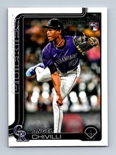 #370 2025 Topps BASE ] Angel Chivilli RC Rockies