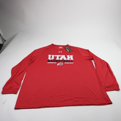 Utah Utes Under Armour HeatGear Long Sleeve Shirt Men's New with Tags 3XL
