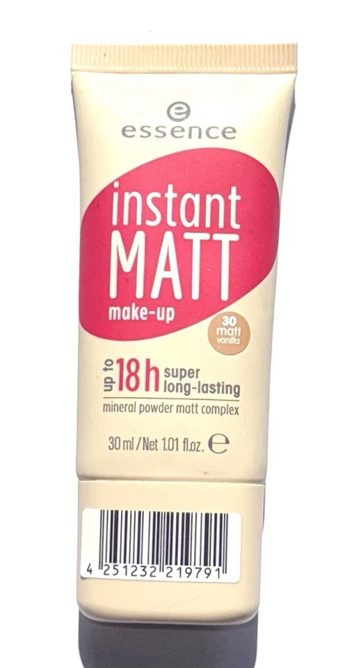 Essence Instant Matt Makeup Up To 18h Super Long-lasting 30 Matt Vanilla 30ml. - Bild 2 von 3