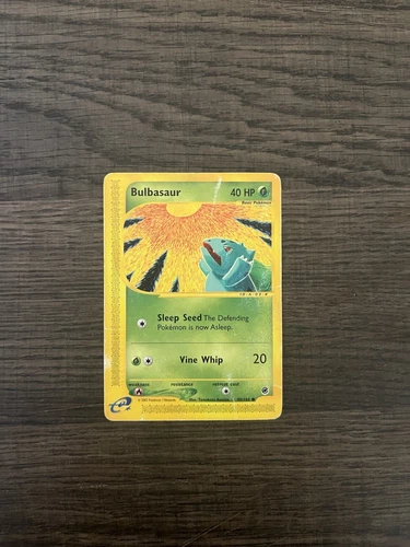 Bulbasaur | Expedition | Regular | Common | 95/165 | 2002 HP Discolored