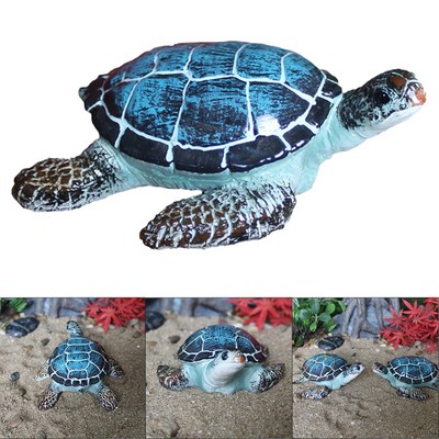 Dekorative Harz Meeresschildkröte Figur perfekt für Aquarien und stilvolle Inn