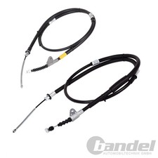 2x BREMSSEILE HINTEN passend für TOYOTA AVENSIS T22 mit TROMMELBREMSE