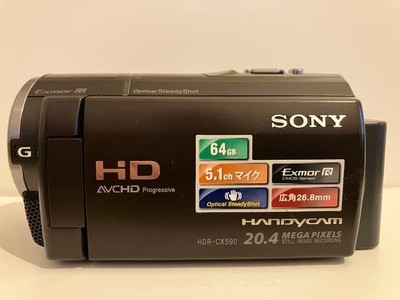 【美品】SONY Handycam HDR-CX590V SONY HDR-CX590 video camera with battery included | eBay