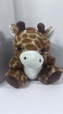 Adorable Giraffe Stuffed Animal Plush Toy - Soft Brown  White Spotted - 8  