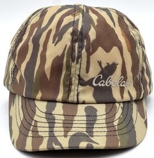 Cabela's Duck Hunting Hat Cap Size L Camo Insulated Ear Neck Flap USA Vintage