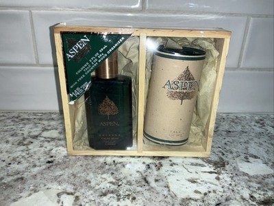 Aspen Set by Coty 2 oz  Cologne Spray with Dusting Powder 2oz