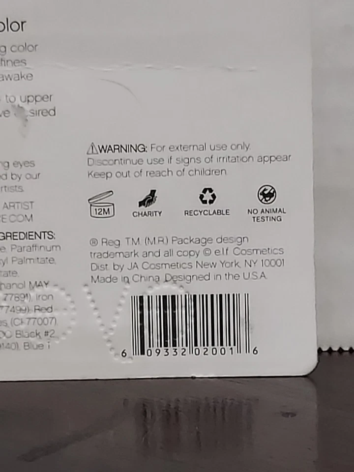 New In Package e.l.f. Butternut 2001 Brightening Eye Color .09oz. - Image 4 of 4