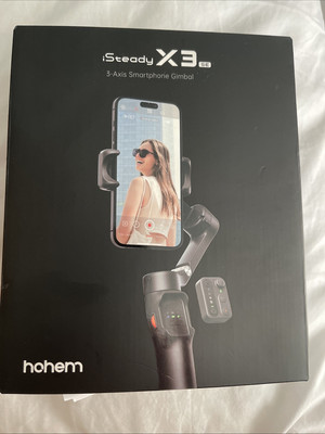 AOCHUAN Smart XE Kit 3-Axis Gimbal for Smartphone w/RGB Magnetic Fill Light -NEW