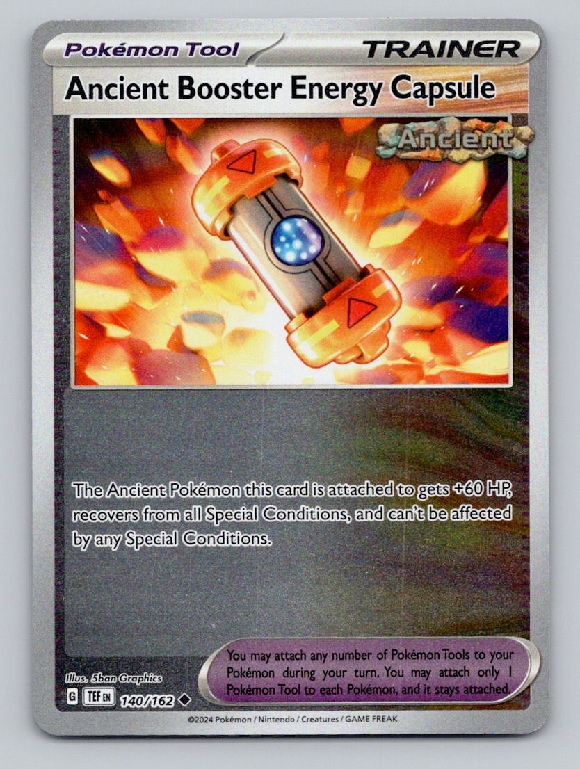 Reverse Holo Ancient Booster Energy Capsule 140/162 SV05: Temporal Forces