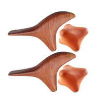 4 pcs Thai Massage Therapy Hand Foot Body Reflexology Relaxation Wood Tools