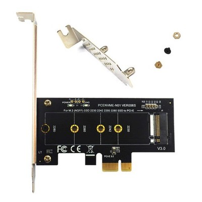 1pc PCI-Express 1X to M.2 NGFF Adapter Card PCIE 3.0 X1 to NVME SSD M2 for INTEL