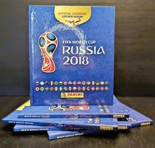 NEW Panini FIFA World Cup Russia 2018 Empty One Album Hard Cover International