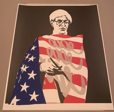 Pure Evil x Star Spangled Warhol Signed Print Signed Numbered Limited X/50