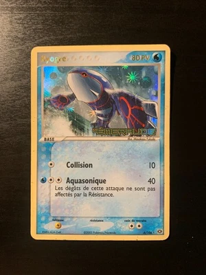 Carte Pokémon : Kyogre 6/106 Reverse Ex Emeraude Française - Photo 1/4