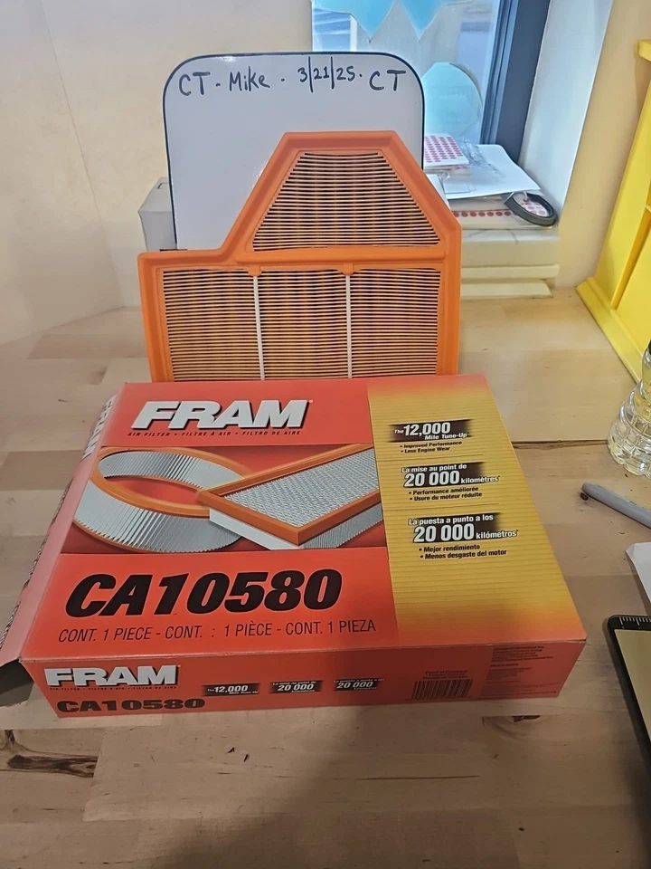 Воздушный фильтр Fram CA10581 C 25 111 MANN-FILTER для BMW M5 M6 с двигателем V10 - Изображение 2 из 3