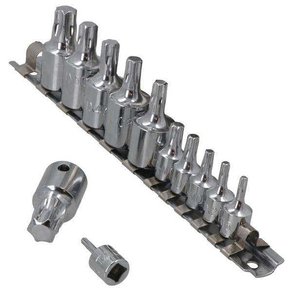 Torx-Stern-SteckschlüSseleinsäTze 1/4 Zoll Und 3/8 Zoll Antrieb T10 - T60 12-...-image
