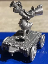 Hudson Fine Pewter Disney Donald Duck Music Train Figurine #3703 Horn Player NEW
