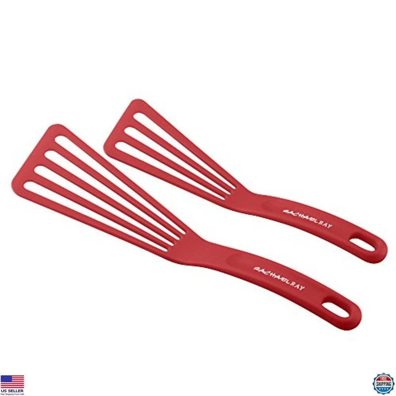 Rachael Ray 46408 Nylon Nonstick Set, Red, 6-Piece, Tools and Gadgets, One Size - Image 4 of 4