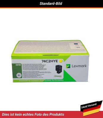 74C2HYE Lexmark CS725de Tonerkartusche Gelb