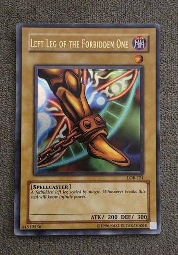 Yu-Gi-Oh! Left Leg of the Forbidden One Legend of BlueEyes White Drago LOB-EN121
