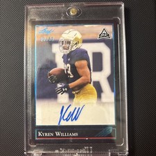 Kyren Williams 2021 Leaf Memories Rookie Auto /50 Los Angeles Rams RC