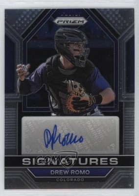 2023 Panini Prizm Signatures Drew Romo #SIG-DR Auto e6p