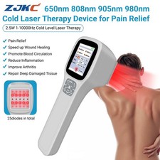 2.5W 4 Wavelength Cold Laser Therapy Device 650/808/905/980nm LLLT Pain Relief