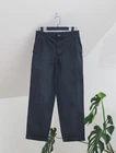 Comme des Garcons Homme Plus Men's Dark Blue Faded Cotton Pants Trousers Size M