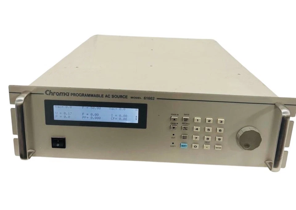 CHROMA PROGRAMMABLE AC SOURCE MODEL 61602 - Image 4 of 4