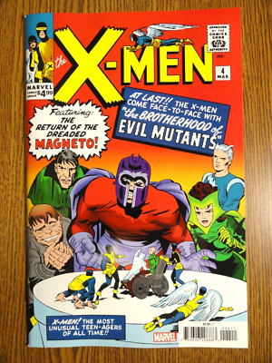 X-Men # 4 Faksimile Nachdruck Edition Schlüssel 1st Quicksilver & Scarlet Hexe