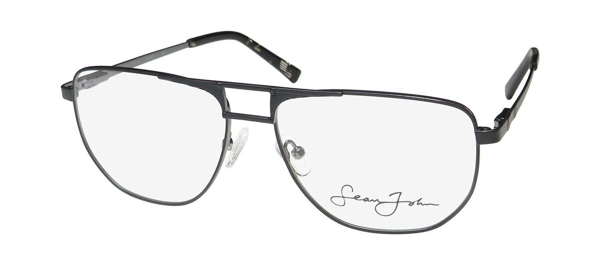 NEW SEAN JOHN 5132 GLASSES METAL & PLASTIC 57-15-150 SHIELD NEW SEAN JOHN 5132 GLASSES METAL & PLASTIC 57-15-150 SHIELD