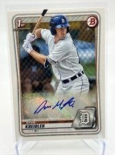 2020 Bowman Ryan Kreidler 1st Auto Detroit Tigers #PA-RK
