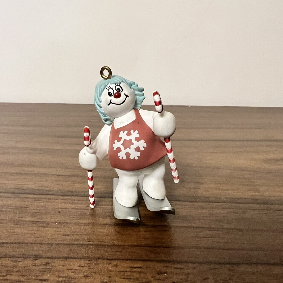 Frosty The Snowman & Crystal Wife Ornament Figures American