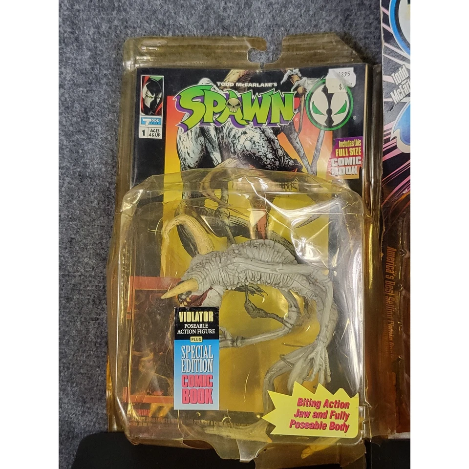 VTG 90S Todd McFarlane Spawn Action Figures Violator Sabre Angela Original - Image 2 of 4