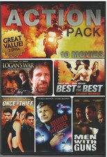 10 MOVIE ACTION PACK DVD, 2011, 2-Disc Set 