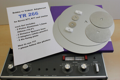 Bandteller-Satz Trident - 10,5'' - für Studer PR9, Revox A77,B67 - Art-Nr.TR266