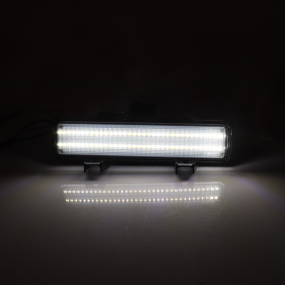 Smoked Dynamic LED Front DRL Signal Lights For 94-97 Chevy S10 Blazer