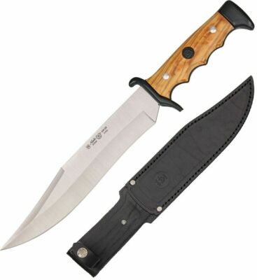Nieto Linea Cetreria Fixed Knife 9'' Full Tang AN-58 Inox Steel Blade Wood Handle