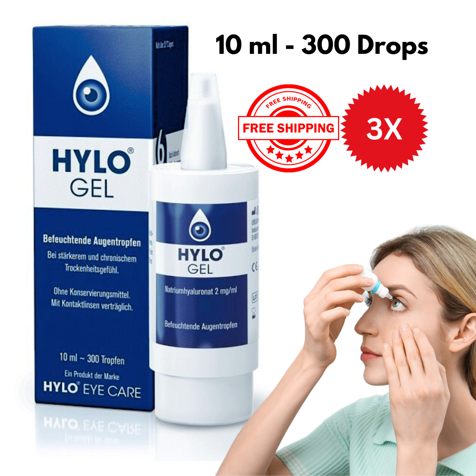 10ml Hydration Relief Lubricating Severe Dry Eyes