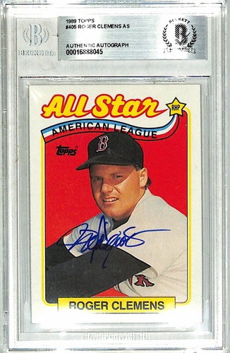 1989 Topps Roger Clemens #405 card