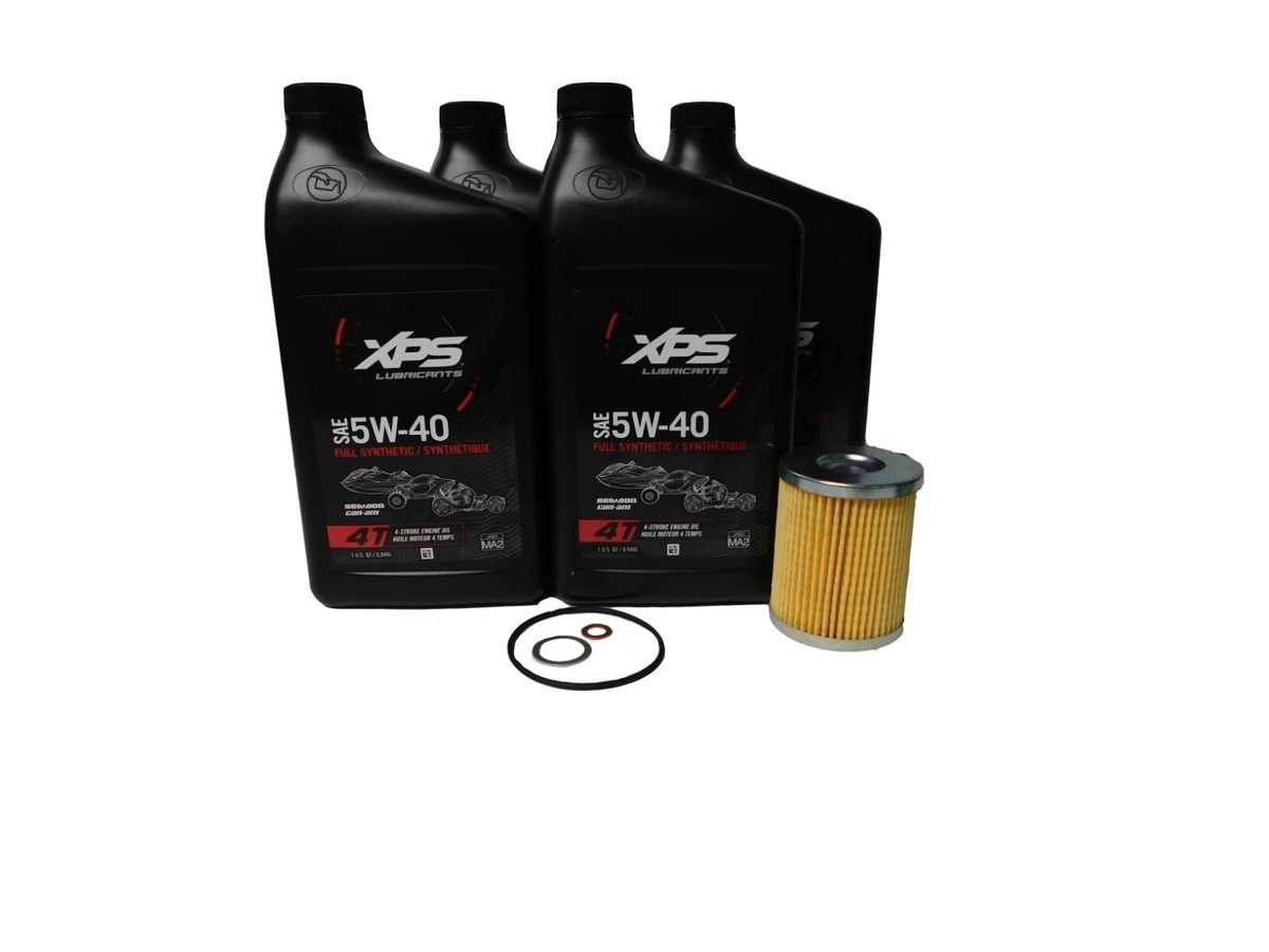 2017-2023 Can-Am Maverick X3 OEM 5W-40 Full SyntheticOil Change