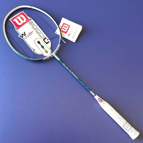 Wilson W-I Blue Steel Badminton Racket 77g