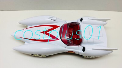 JADA SPEED RACER MACH 5 GLOSSY WHITE WITH NO 5 GRAPHIC 1:24