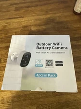 Outdoor WiFi Battery Camera 4 Pack
