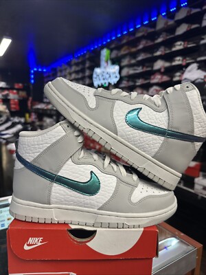 Nike Dunk High FLS Summit White Grey Fog DR7855-100 MENS 6  / WOMEN 7.5W