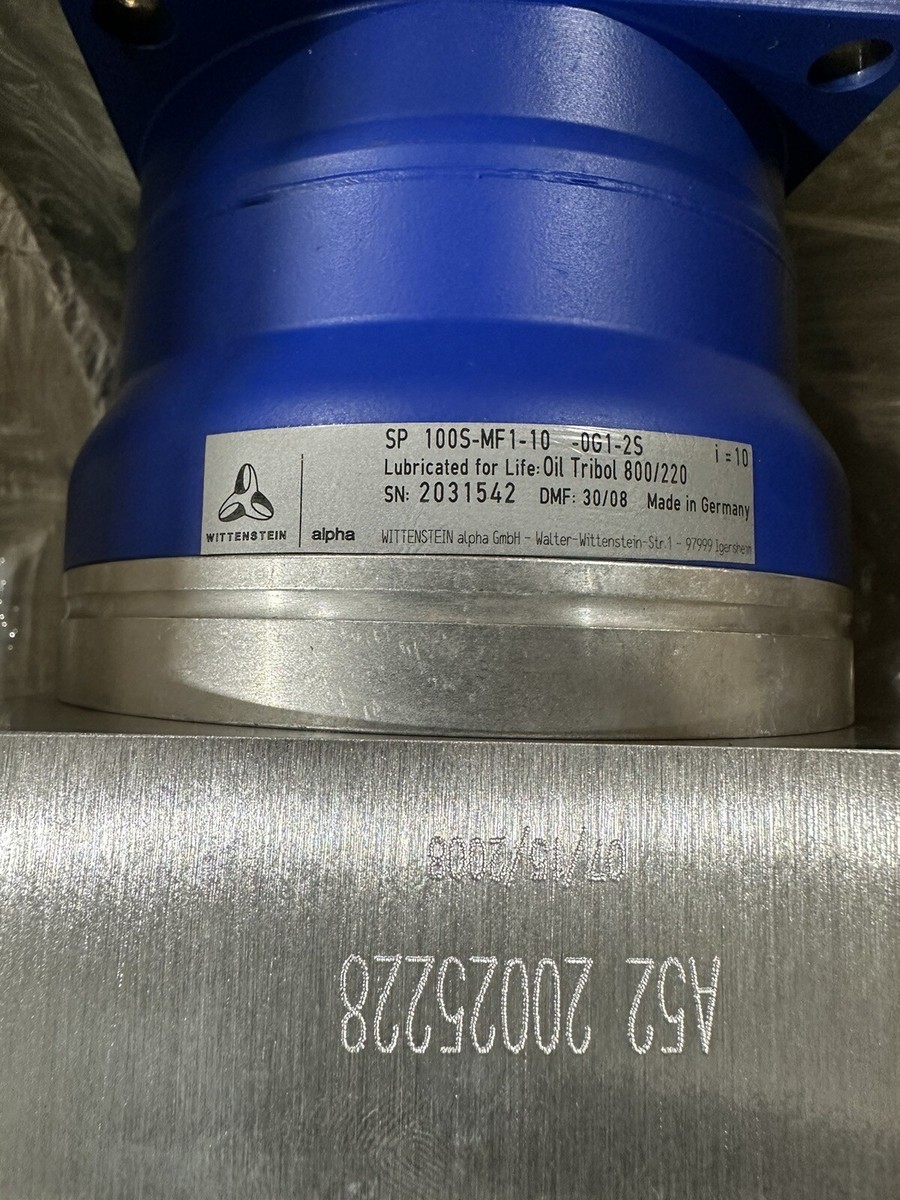 Wittenstein Alpha SP 100S MF1 10 0G1 2S Gear Reduzierer Neu IN Fabrik Kiste online kaufen