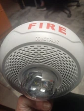 system sensor Smoke Detector Ceiling Mount Horn alarm strobe White PC241575W