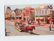 Postcard The Upjohn Pharmacy Main Street on Disneyland Anaheim California USA