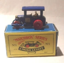 MJ7 Matchbox - 1991 Matchbox Originals - No.1 Road Roller - Open Pack