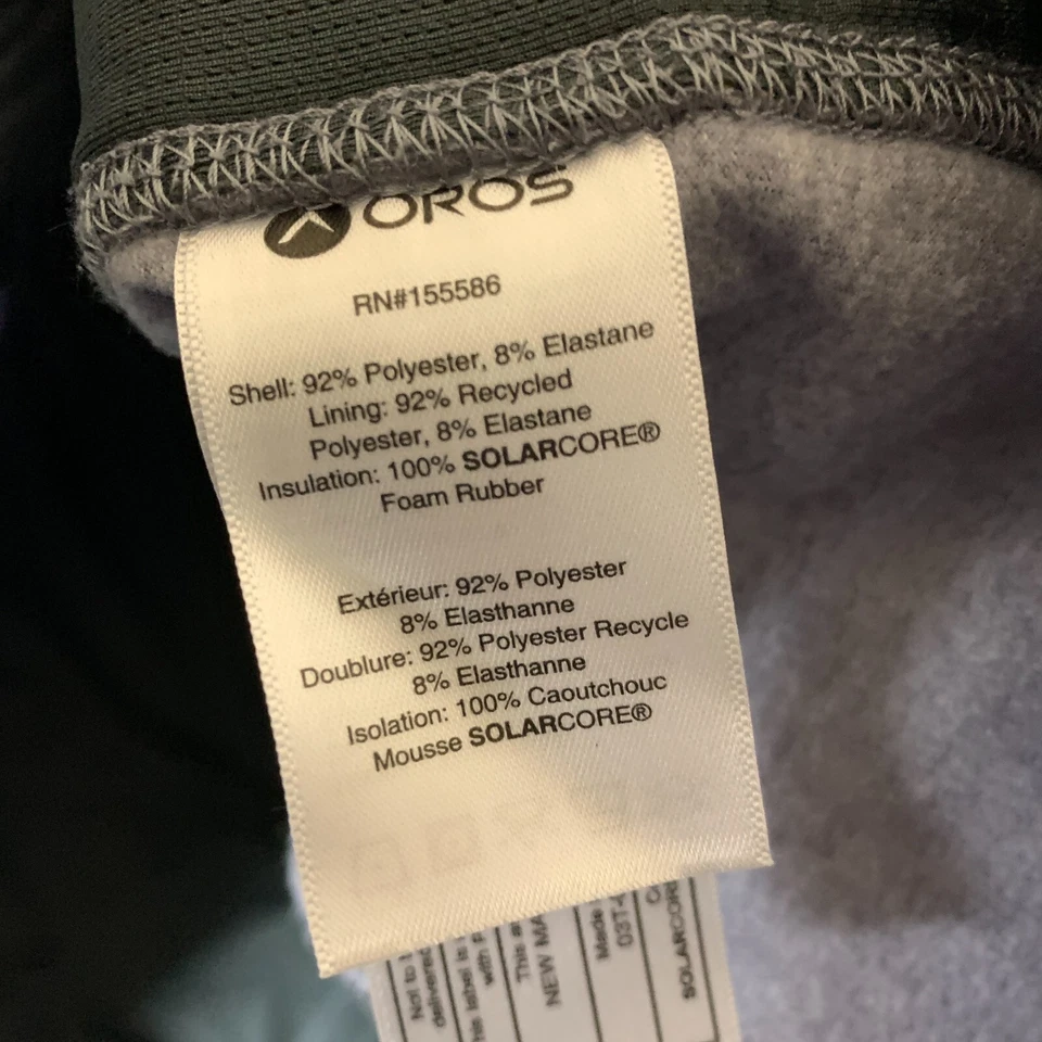 Chaqueta OROS Explorer Solarcore para mujer gris medio lila 1/4 cremallera aislada nueva sin etiquetas Foto 4 de 4